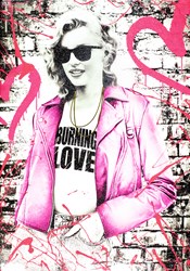 Burning Love by Mr. Sly - Original sized 35x50 inches. Available from Whitewall Galleries